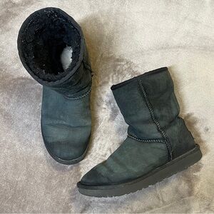 UGG Australia Black Suede Boots